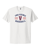 Fort Walton Beach HS Baseball Curve - Mens Select Cotton T-Shirt
