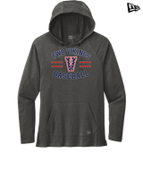 Fort Walton Beach HS Baseball Curve - New Era Tri-Blend Hoodie