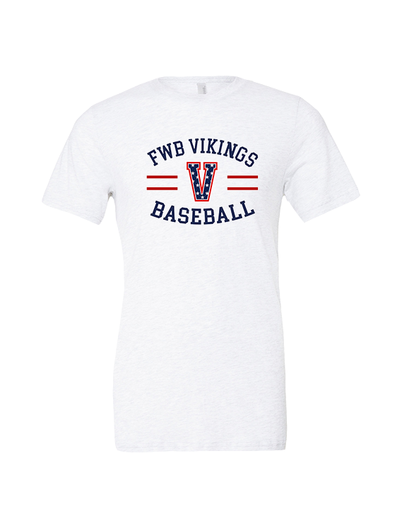 Fort Walton Beach HS Baseball Curve - Tri-Blend Shirt