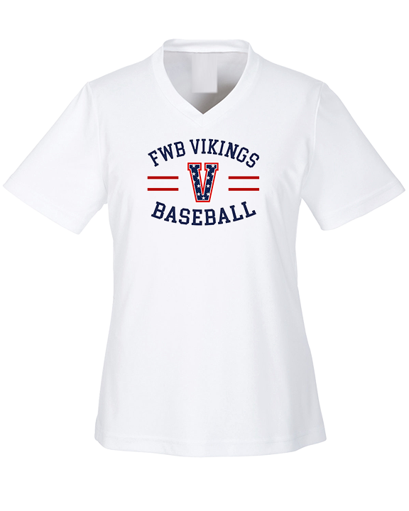 Fort Walton Beach HS Baseball Curve - Womens Performance Shirt