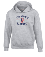 Fort Walton Beach HS Baseball Curve - Youth Hoodie