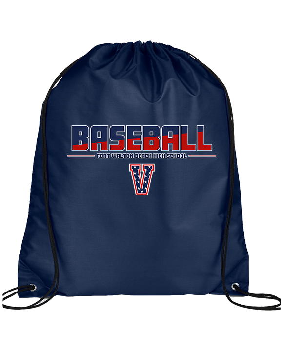 Fort Walton Beach HS Baseball Cut - Drawstring Bag