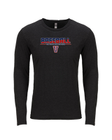 Fort Walton Beach HS Baseball Cut - Tri-Blend Long Sleeve