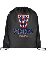 Fort Walton Beach HS Baseball Shadow - Drawstring Bag