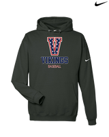 Fort Walton Beach HS Baseball Shadow - Nike Club Fleece Hoodie