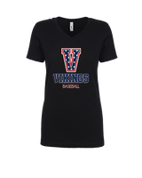 Fort Walton Beach HS Baseball Shadow - Womens Vneck