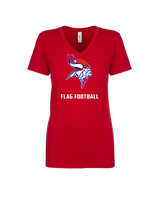 Fort Walton Beach HS Flag Football - Womens V-Neck