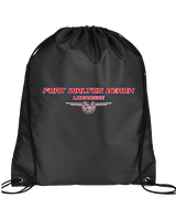 Fort Walton Beach HS Lacrosse Design - Drawstring Bag
