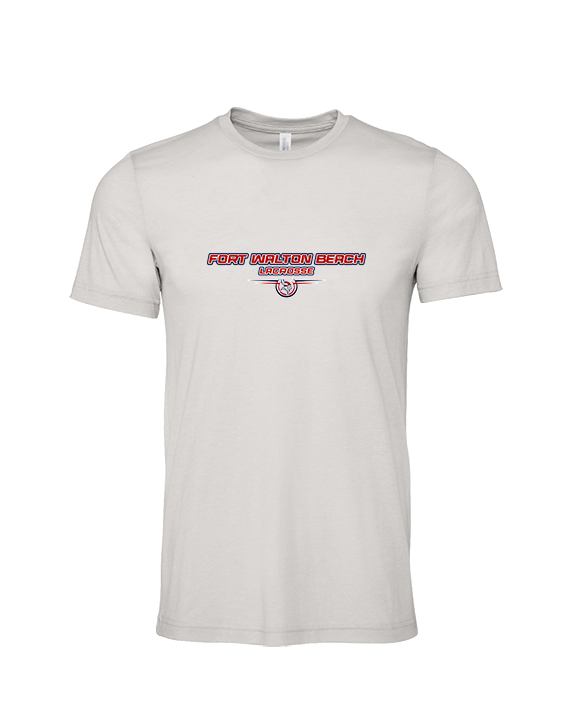 Fort Walton Beach HS Lacrosse Design - Tri - Blend Shirt