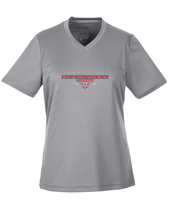 Fort Walton Beach HS Lacrosse Design - Womens Performance Shirt