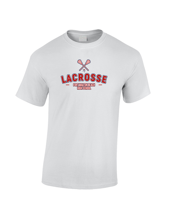 Fort Walton Beach HS Lacrosse Short - Cotton T-Shirt