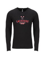 Fort Walton Beach HS Lacrosse Short - Tri - Blend Long Sleeve