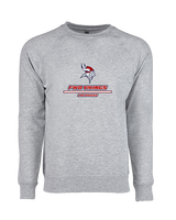 Fort Walton Beach HS Lacrosse Split - Crewneck Sweatshirt
