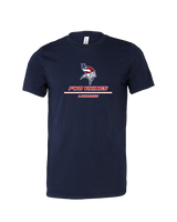 Fort Walton Beach HS Lacrosse Split - Tri - Blend Shirt