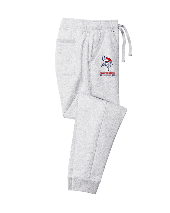 Fort Walton Beach HS Lacrosse Stacked - Cotton Joggers