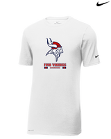 Fort Walton Beach HS Lacrosse Stacked - Mens Nike Cotton Poly Tee