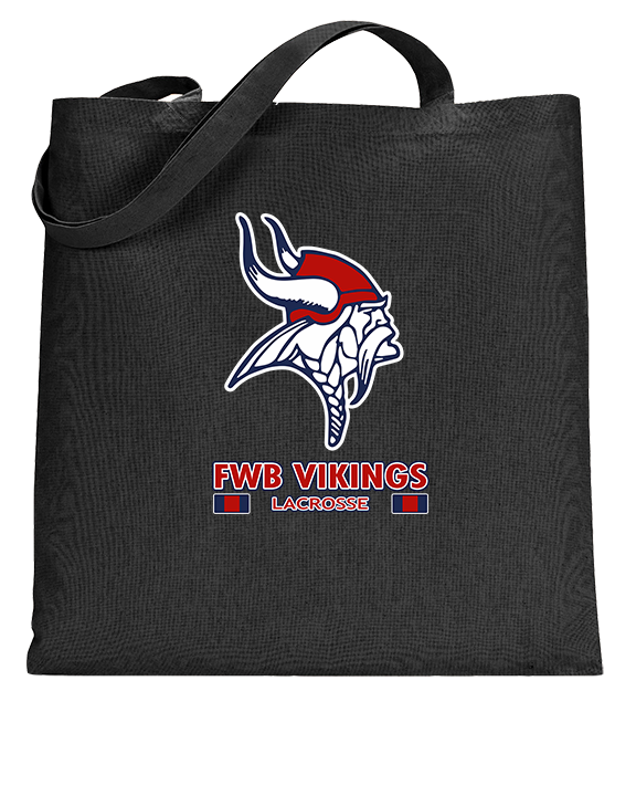 Fort Walton Beach HS Lacrosse Stacked - Tote