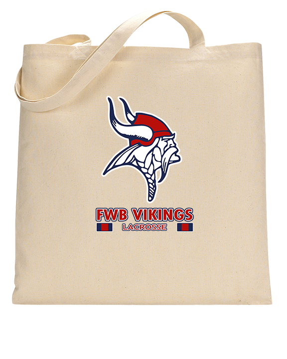 Fort Walton Beach HS Lacrosse Stacked - Tote