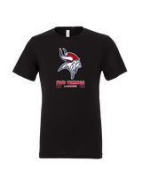 Fort Walton Beach HS Lacrosse Stacked - Tri - Blend Shirt
