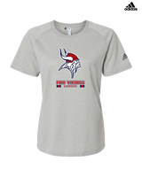 Fort Walton Beach HS Lacrosse Stacked - Womens Adidas Performance Shirt