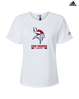 Fort Walton Beach HS Lacrosse Stacked - Womens Adidas Performance Shirt