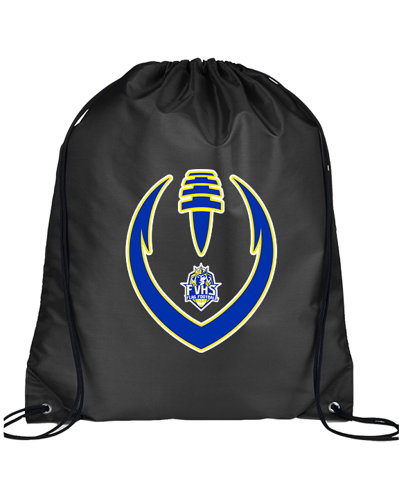 Fountain Valley HS Flag Football Full Football - Drawstring Bag