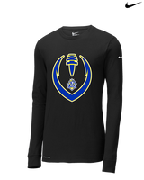 Fountain Valley HS Flag Football Full Football - Mens Nike Longsleeve