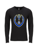 Fountain Valley HS Flag Football Full Football - Tri-Blend Long Sleeve