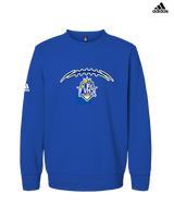 Fountain Valley HS Flag Football Laces - Mens Adidas Crewneck
