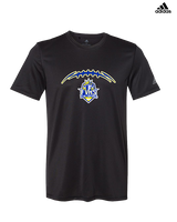 Fountain Valley HS Flag Football Laces - Mens Adidas Performance Shirt