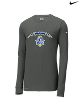 Fountain Valley HS Flag Football Laces - Mens Nike Longsleeve