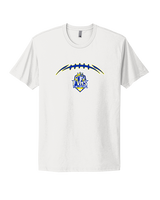 Fountain Valley HS Flag Football Laces - Mens Select Cotton T-Shirt