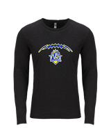 Fountain Valley HS Flag Football Laces - Tri-Blend Long Sleeve