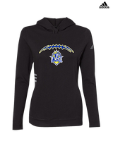 Fountain Valley HS Flag Football Laces - Womens Adidas Hoodie