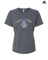 Fountain Valley HS Flag Football Laces - Womens Adidas Performance Shirt