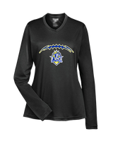 Fountain Valley HS Flag Football Laces - Womens Performance Longsleeve