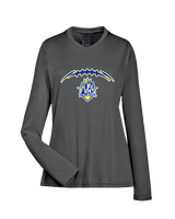 Fountain Valley HS Flag Football Laces - Womens Performance Longsleeve