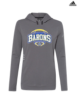 Fountain Valley HS Flag Football Toss - Womens Adidas Hoodie