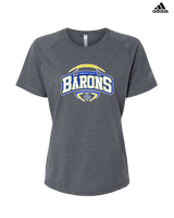 Fountain Valley HS Flag Football Toss - Womens Adidas Performance Shirt