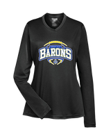 Fountain Valley HS Flag Football Toss - Womens Performance Longsleeve
