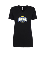 Fountain Valley HS Flag Football Toss - Womens Vneck