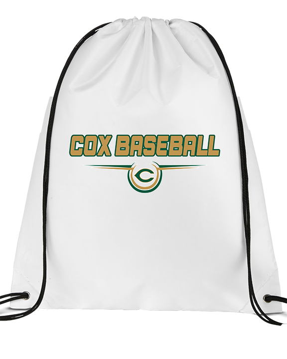 Frank W. Cox HS Baseball Design - Drawstring Bag