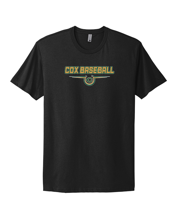 Frank W. Cox HS Baseball Design - Mens Select Cotton T-Shirt