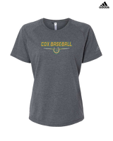 Frank W. Cox HS Baseball Design - Womens Adidas Performance Shirt