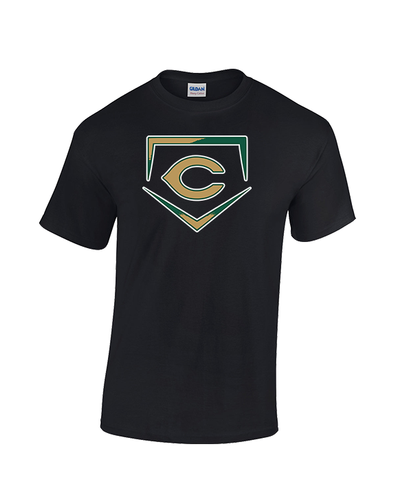 Frank W. Cox HS Baseball Plate - Cotton T-Shirt