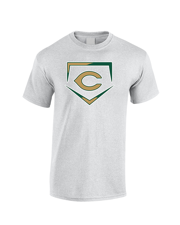 Frank W. Cox HS Baseball Plate - Cotton T-Shirt