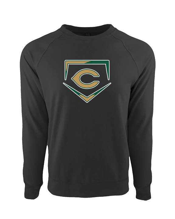 Frank W. Cox HS Baseball Plate - Crewneck Sweatshirt