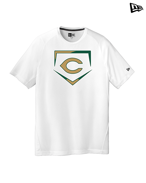 Frank W. Cox HS Baseball Plate - New Era Performance Shirt
