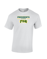 Franklin D Roosevelt HS Boys Lacrosse Border - Cotton T-Shirt