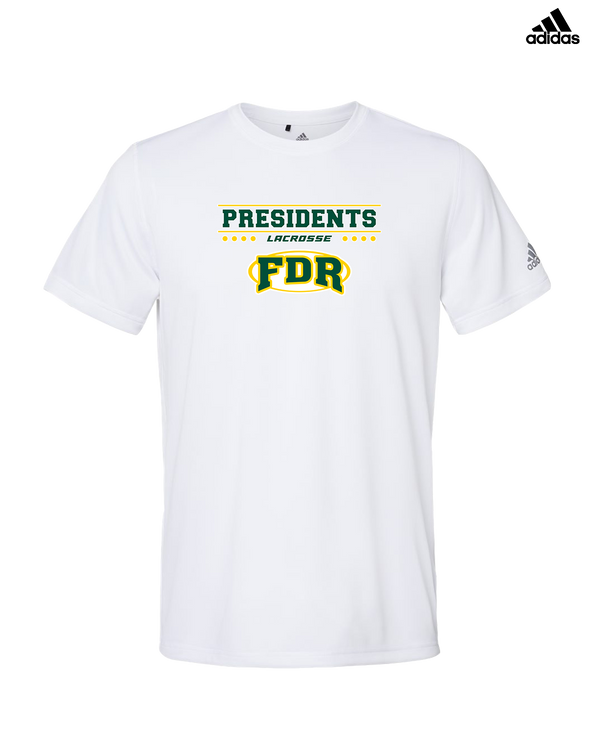 Franklin D Roosevelt HS Boys Lacrosse Border - Adidas Men's Performance Shirt
